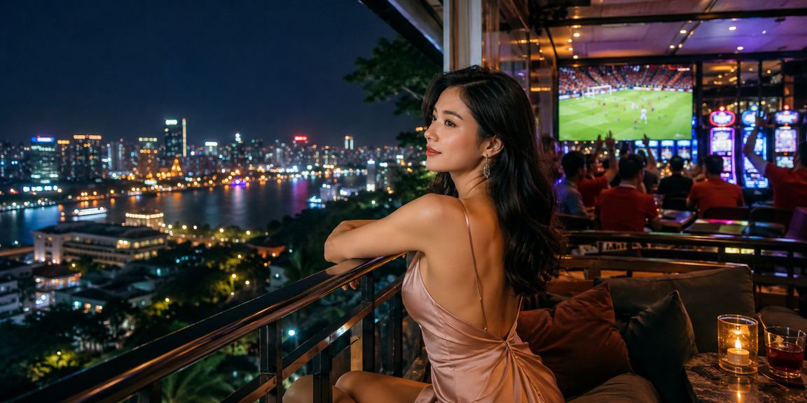 Người chơi đặt cược trên điện thoại tại quán cà phê Hà Nội
