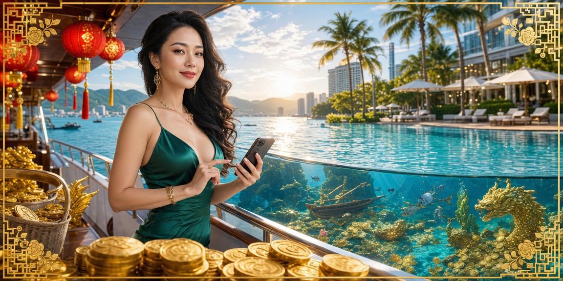Người dùng mở ứng dụng cá cược trên điện thoại tại lễ hội Nha Trang